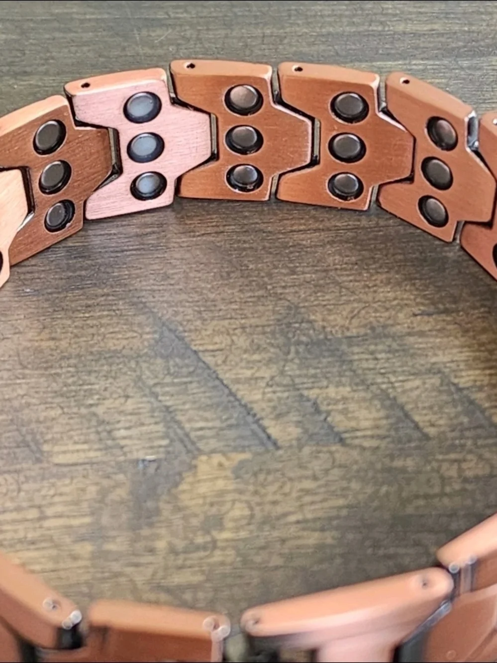 Genuine JalaStudios Pure Copper Magnetic Bracelet 51 Magnets Heavyweight 18mm